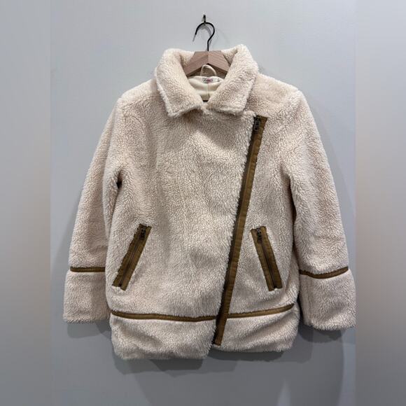 Faherty Montana Moto Shearling Jacket (size S) - Picture 4 of 7